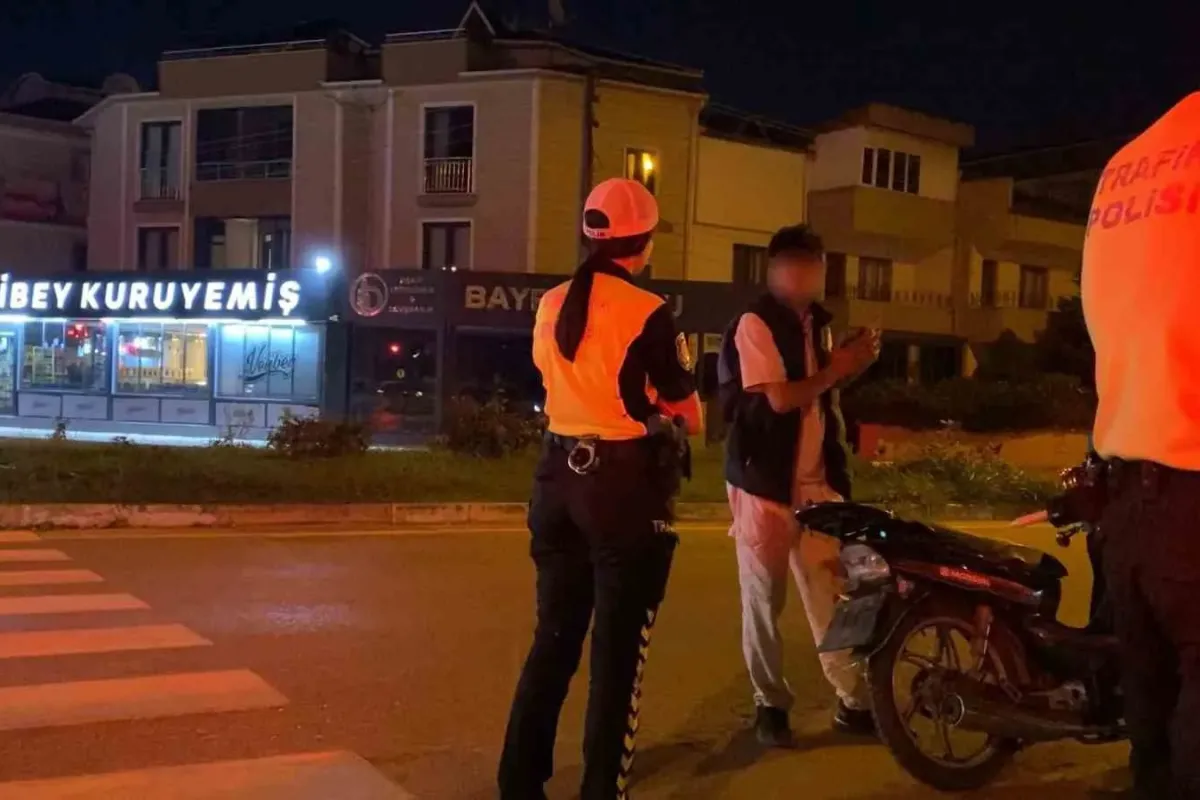 Gece motosikletle tur atmak 90 bin liraya mal oldu