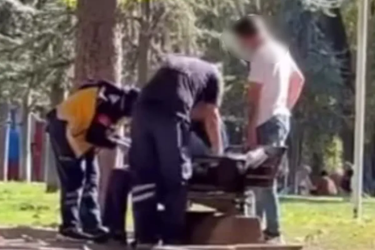 İnegöl'de korku dolu anlar! Bir anda yere yığıldı