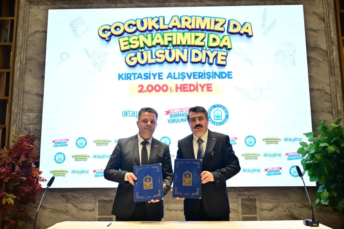 Yıldırım’da 6 bin öğrenciye kırtasiye desteği