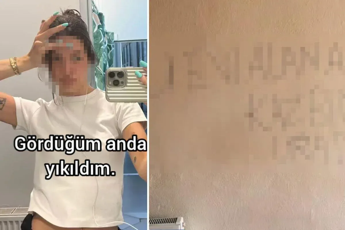 Eski kiracı çıktığı evin duvarına bakın ne yazdı!