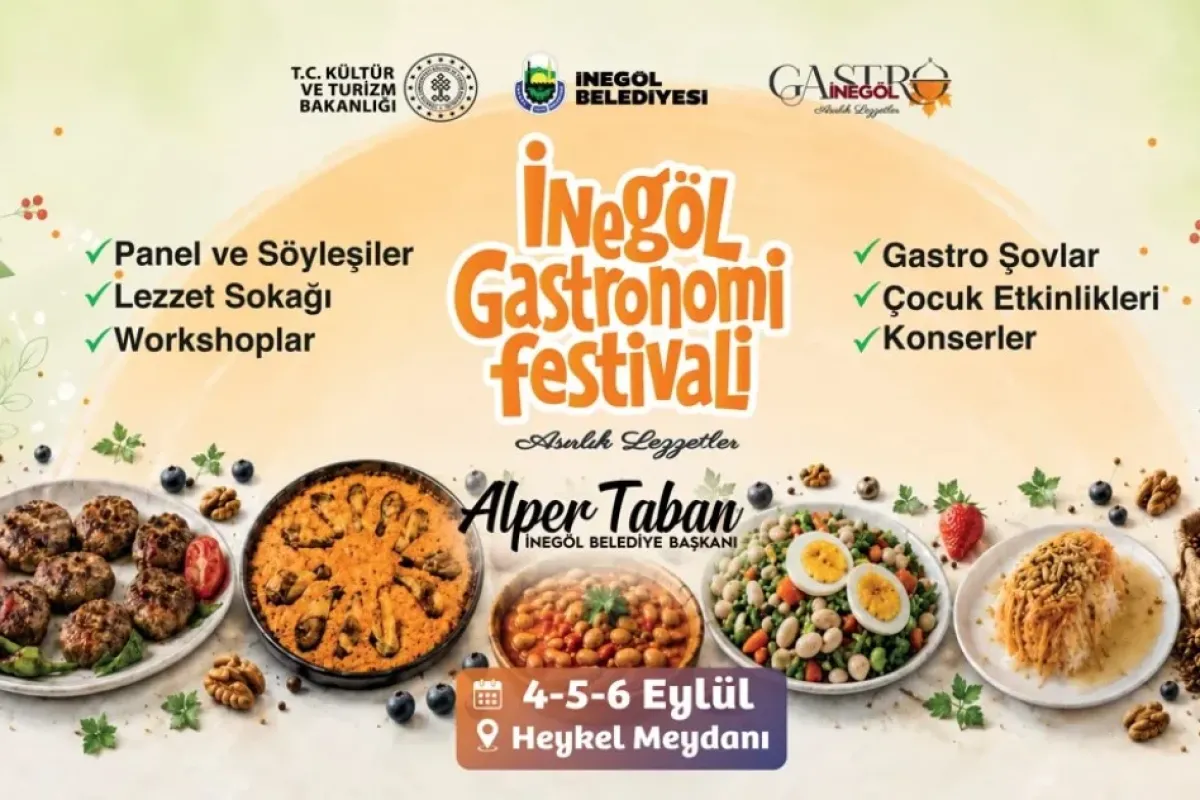 İnegöl’de Büyük Festival Yarın Başlıyor! Tam 3 Gün Sürecek