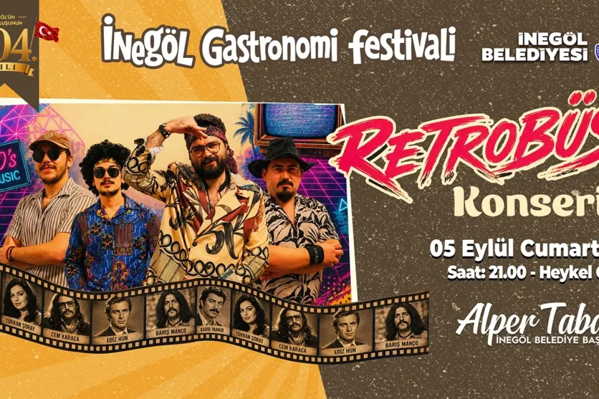İnegöllüler Bu Konseri Kaçırmayın! Retrobüs Sahne Alacak
