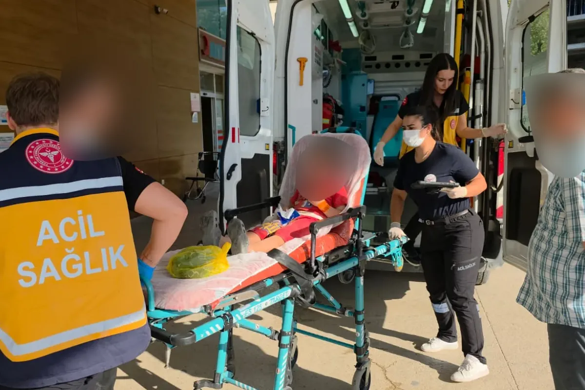 İnegöl'de küçük çocuğun imdadına itfaiye yetişti!