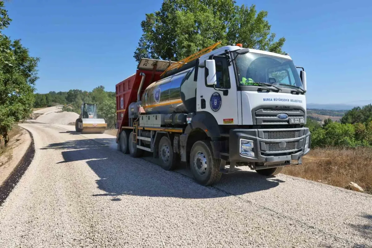 Bursa’nın 4 ilçesine toplam 32,5 kilometre yeni yol