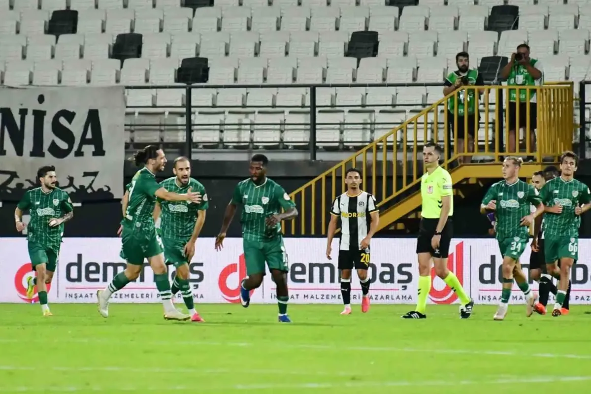 Trendyol 1. Lig: Manisa FK: 1 - Bursaspor: 2