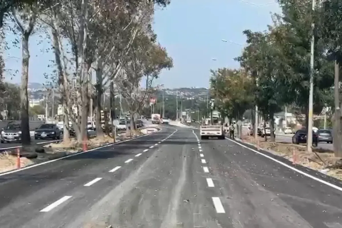 Bursa’da kritik yol çalışması okullar açılmadan tamamlandı