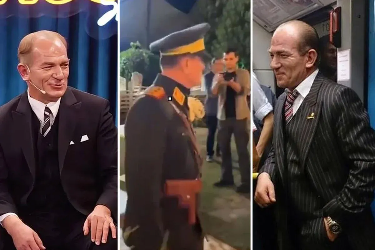 Atatürk'e benzeyen şahıslar birbirine girdi