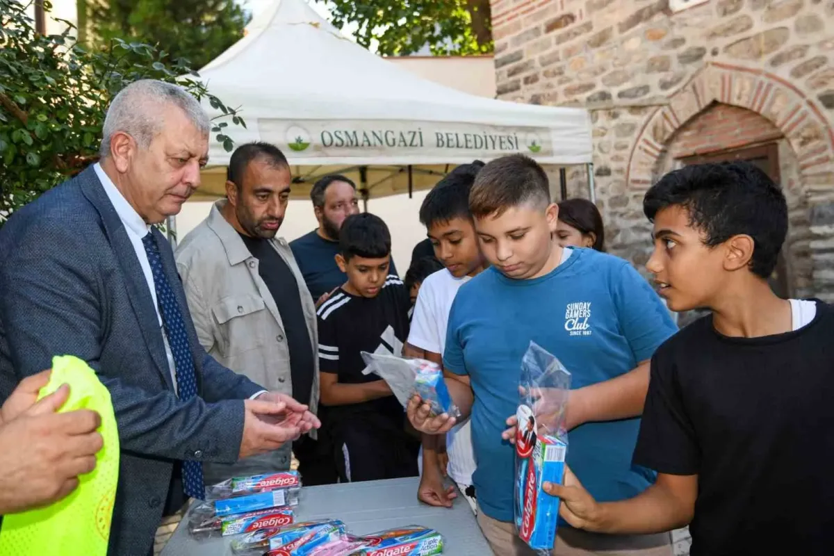 Osmangazi’de çocukların yüzünü güldüren buluşma