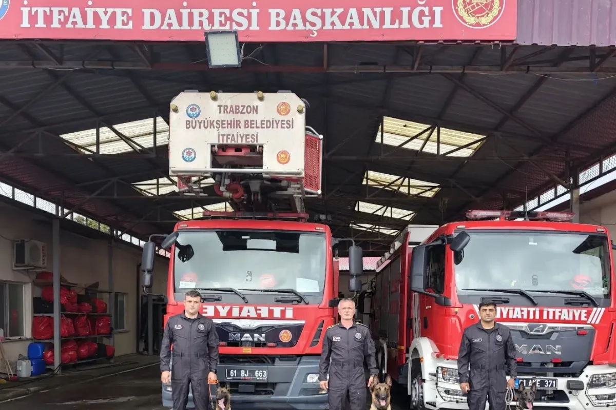 Arama kurtarma köpeklerinin eğitim üssü Trabzon oldu