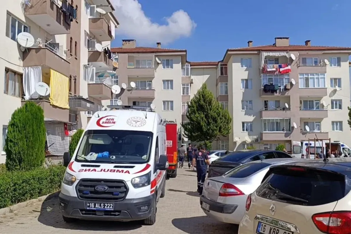 İnegöl’de korkutan yangın! 2’si çocuk 4 kişi etkilendi