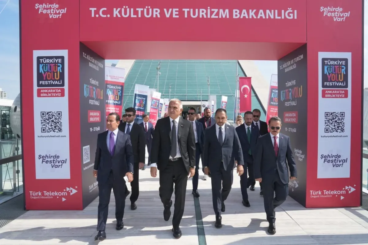 Bakan Ersoy başkentte startı verdi, Ankara kültür yolu festivali başladı