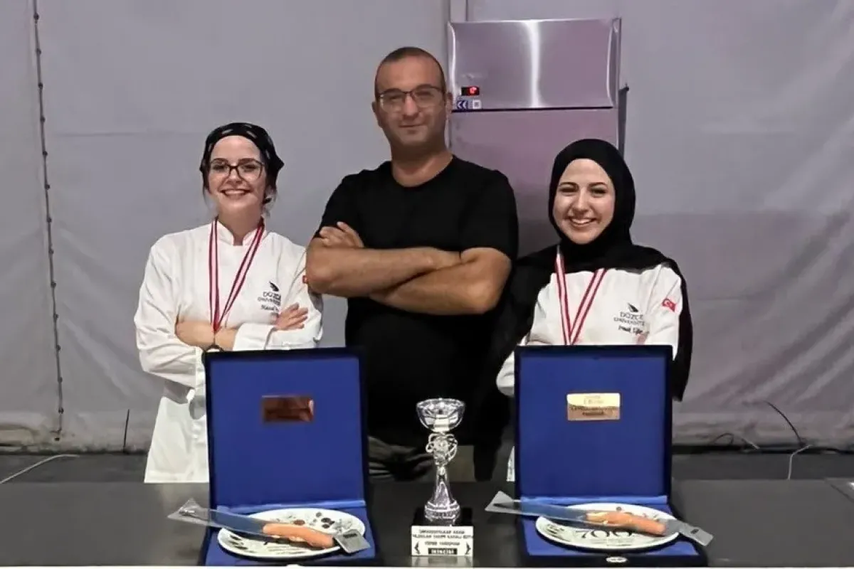 Gastronomi öğrencilerinden gümüş madalya