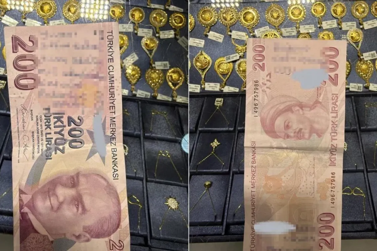 Paranın üzerine yazılan intikam notu görenleri şaşırttı