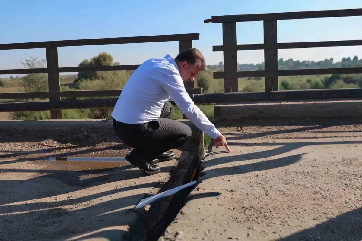 Başkan Vekili Biba, Çeltikçi Köprüsü’nü inceledi