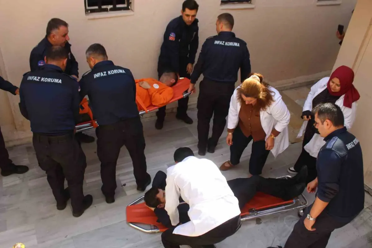 Gemlik Açık Ceza İnfaz Kurumu’nda gerçeği aratmayan olağanüstü hal tatbikatı