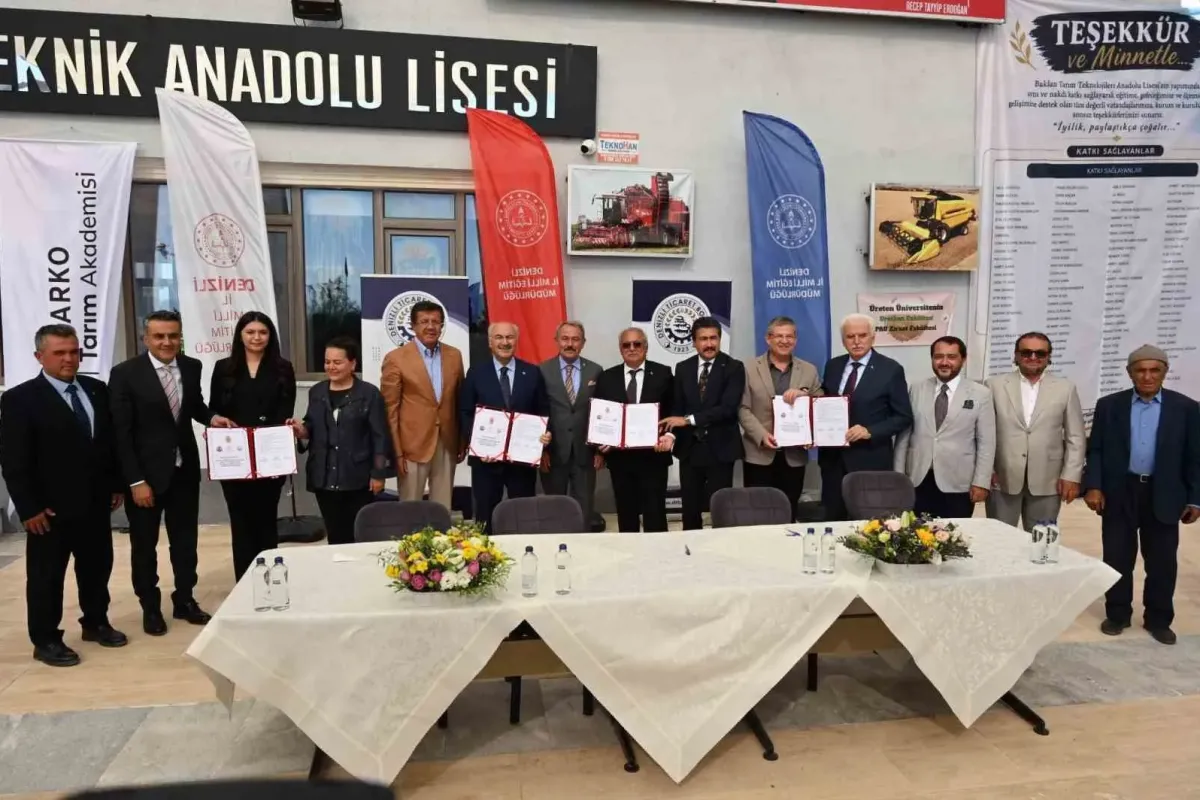 Baklan Tarım Mesleki ve Teknik Anadolu Lisesi eğitime başlıyor