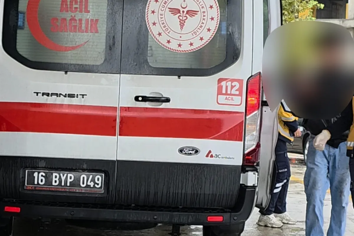 İnegöl'de tanımadığı kişiler tarafından hastanelik edildi!
