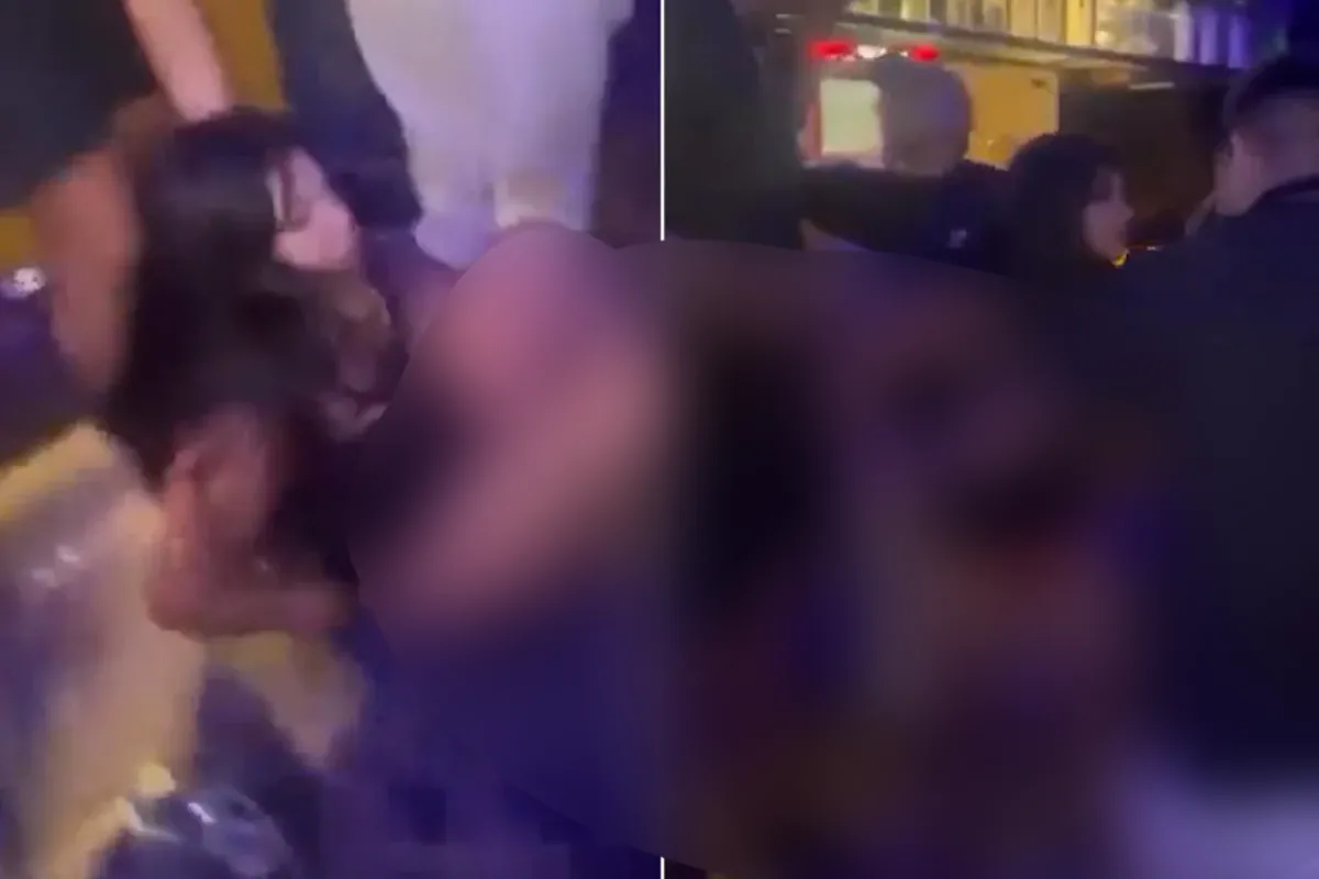 Partide bir anda kıyamet koptu! İki kadını ayıramadılar