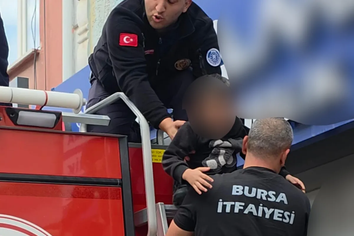 İnegöl'de hareketli saatler! Çocuğu gören ekipler alarma geçti