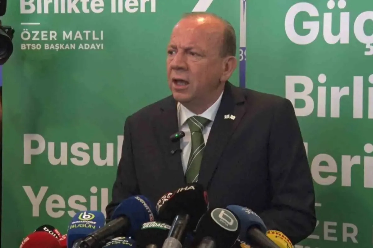 BTSO Başkan Adayı Özer Matlı: "Bu şehir sonunda doğruyu bulacak"