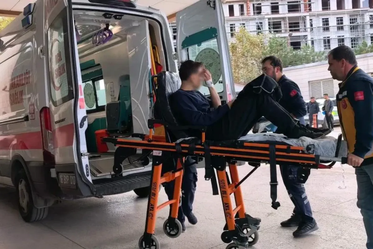 İnegöl’de motosikletini tamir ederken parmağı koptu!