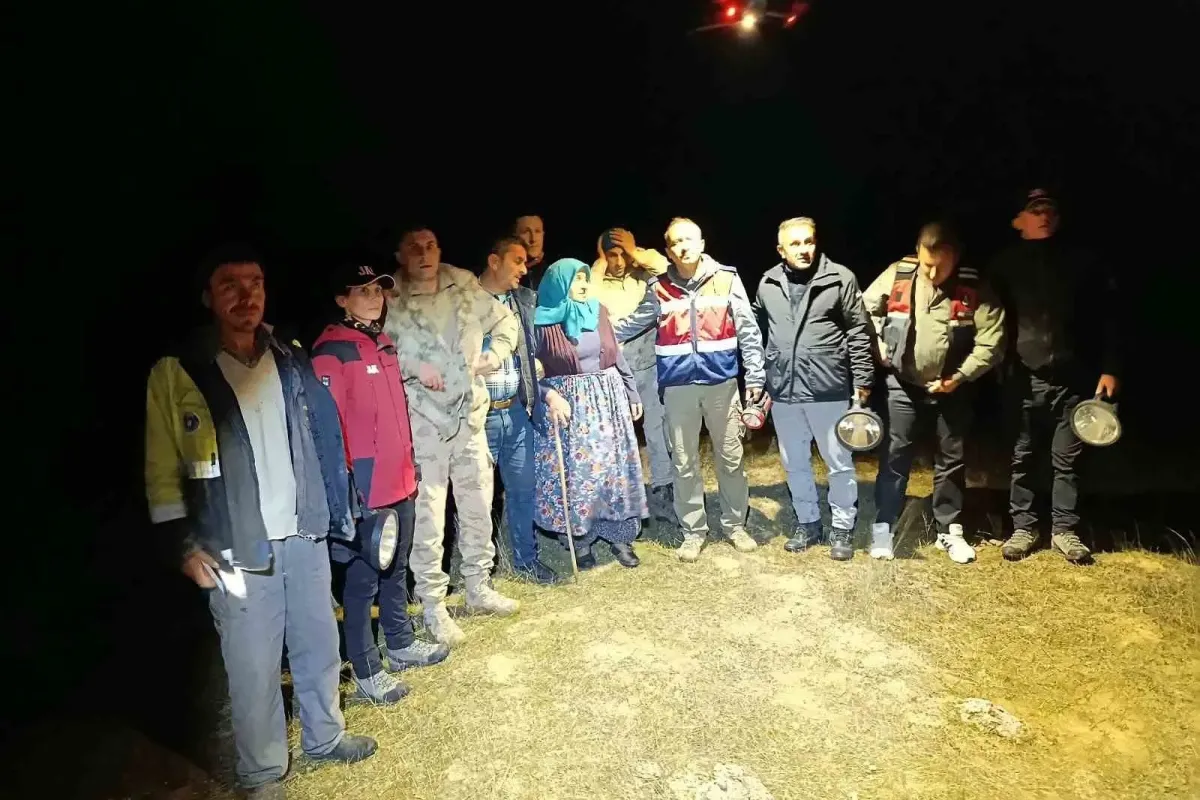 Bursa’da 3 gündür kayıp olan yaşlı kadın dron ile bulundu