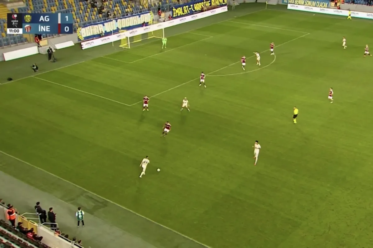 İnegölspor Ankara’da dağıldı