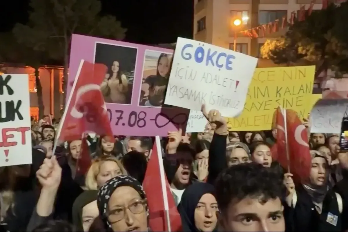 Bursa’da cinayete kurban giden Gökçe için yürüyüş düzenlendi
