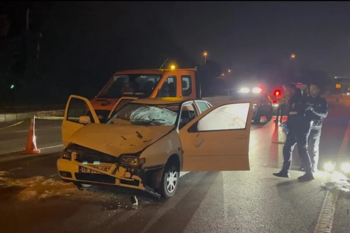 Ana yolda facia! Metrelerce savruldu, kurtarılamadı