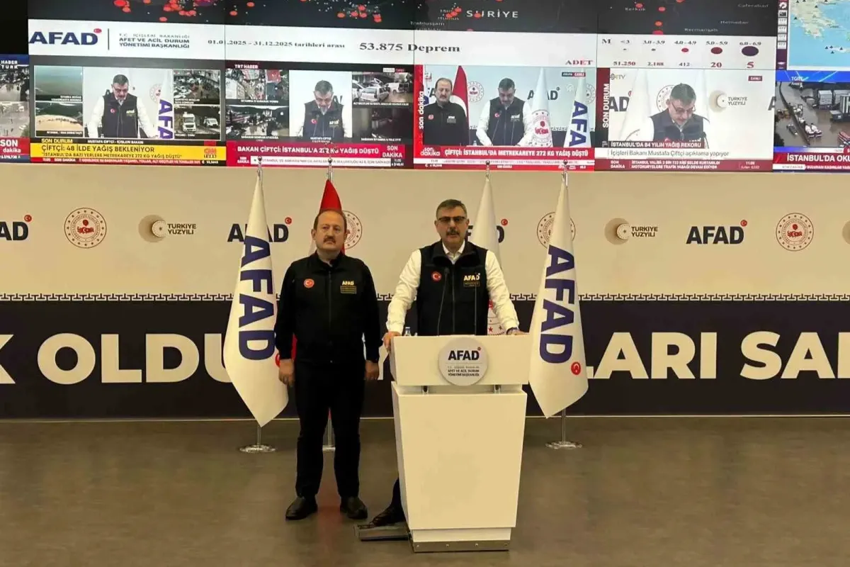 İçişleri Bakanı Çiftçi: "Arama ve kurtarma çalışmalarımız kapsamında İstanbul genelinde su baskını ve sel nedeniyle mahsur kalan 2 bin 727 vatandaşımız sağ salim tahliye edilmiştir"