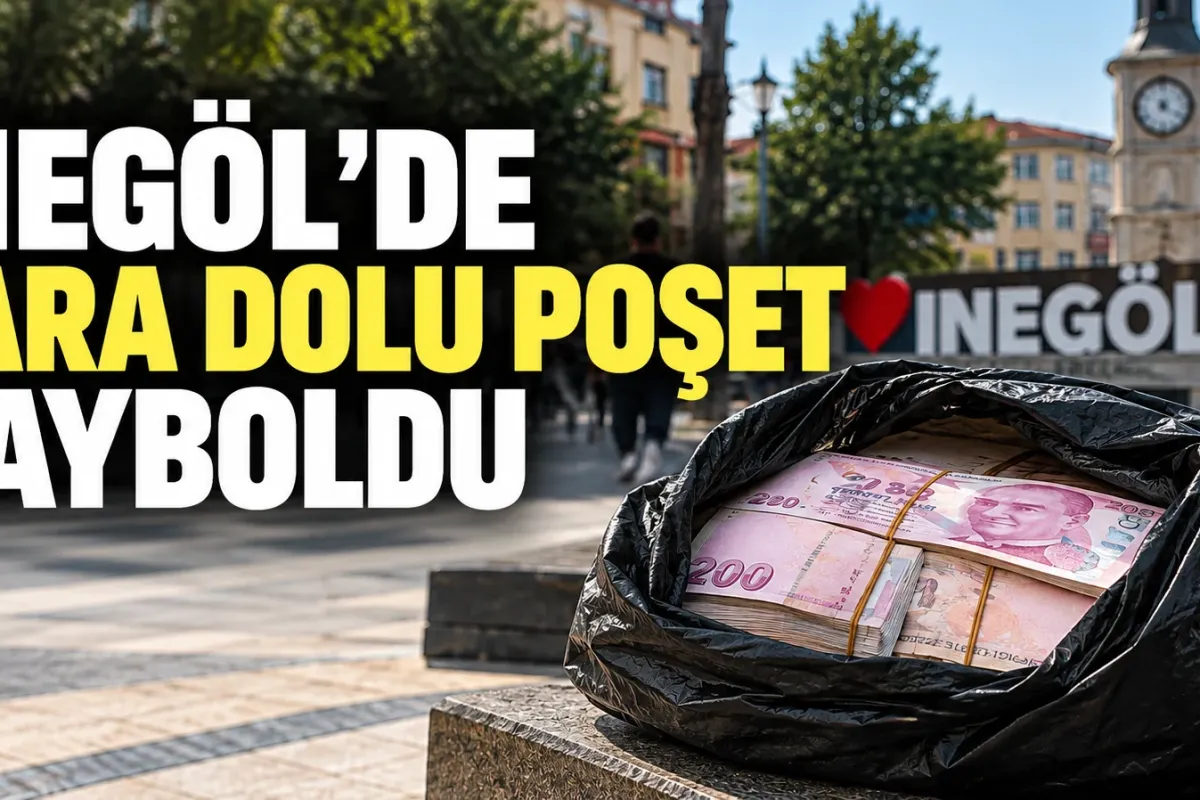 İnegöl’de para dolu poşet kayboldu!