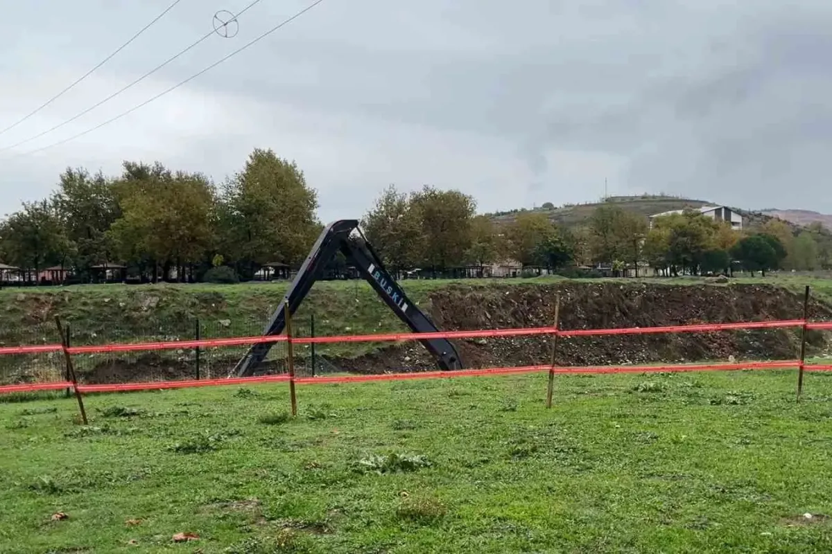 Bursa’da toprak kayması sonrası suyun akış yönü değişti, ekipler müdahale etti