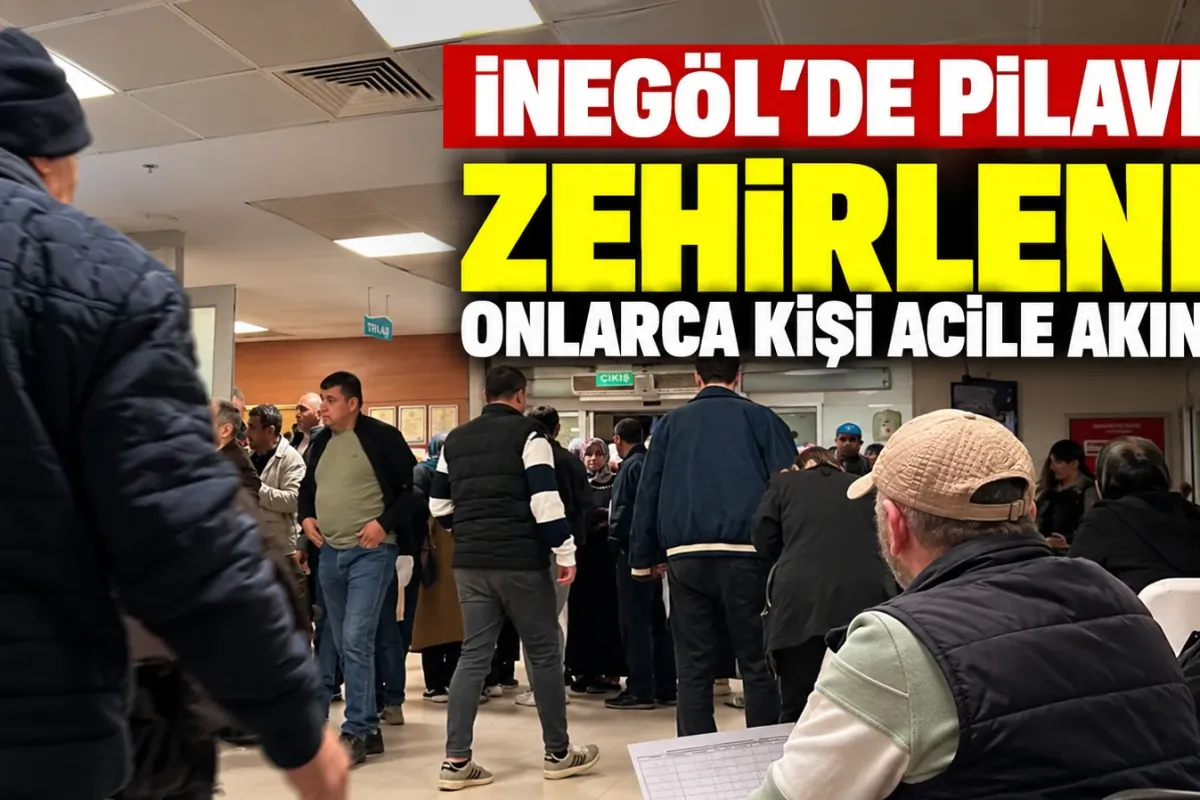 İnegöl’de dede pilavı sonrası çok sayıda kişi acillik oldu
