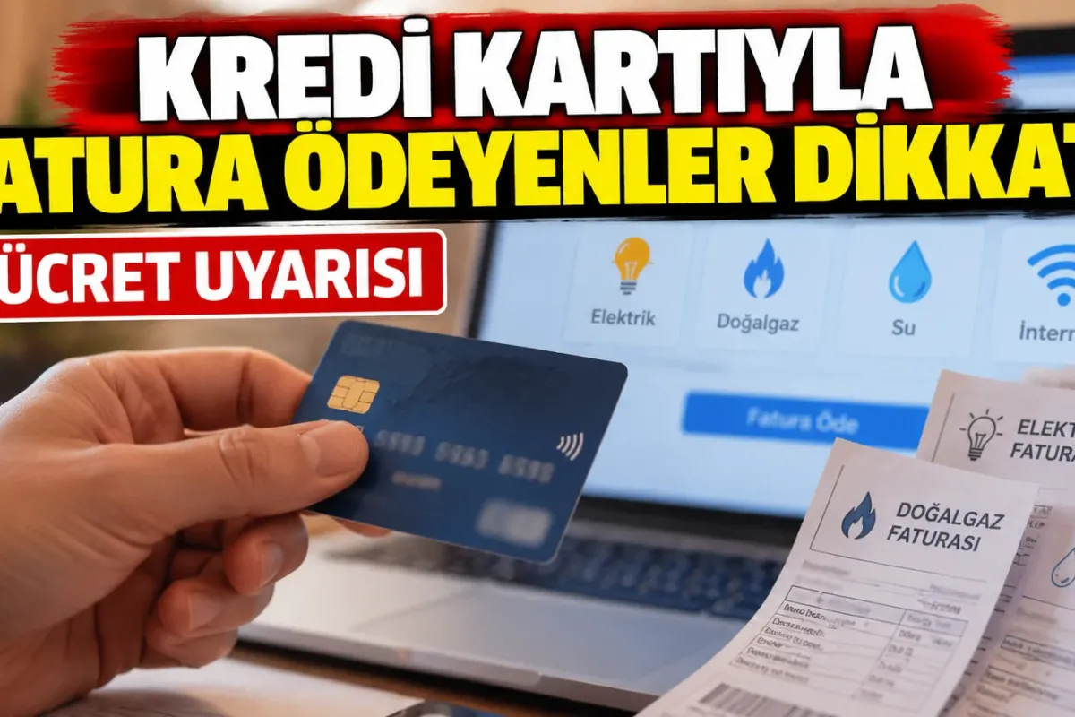 Kredi Kartıyla Fatura Ödeyenler Dikkat! Ek Ücret kesiliyor