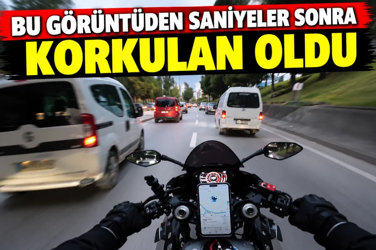 Saniyeler sonra korkulan oldu!