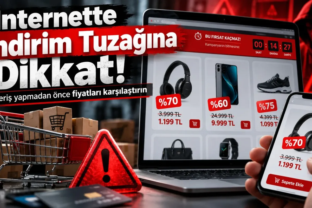 İnternette indirim tuzağına karşı alışveriş uyarısı