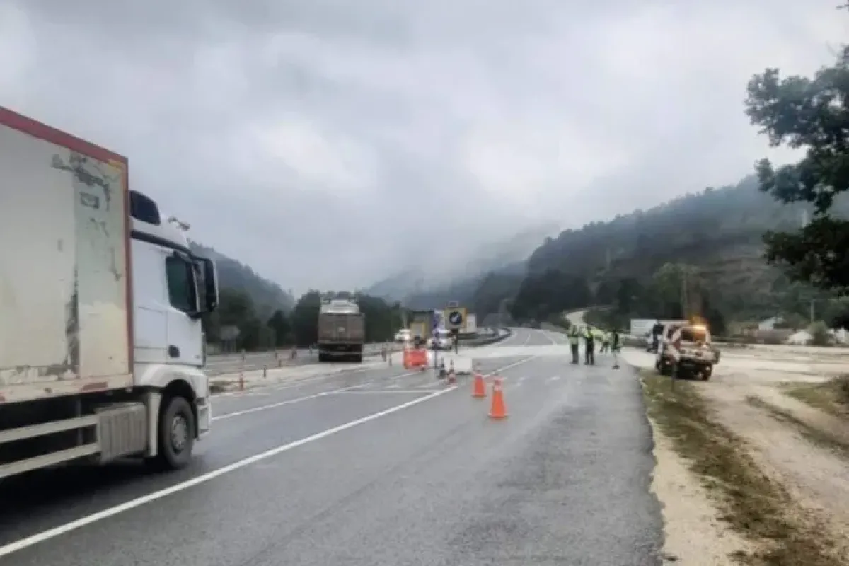 Bozüyük-Bursa yolu yeniden trafiğe açıldı