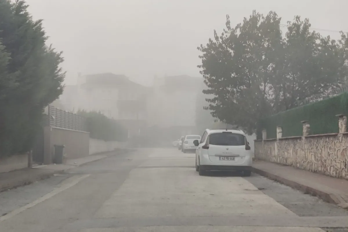 İnegöl yeni haftaya sisle başladı
