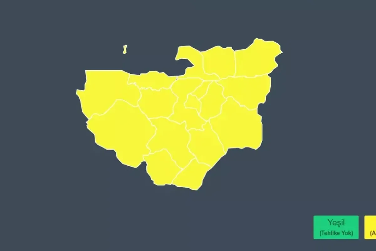 İnegöllüler dikkat! Sarı kodlu uyarı verildi