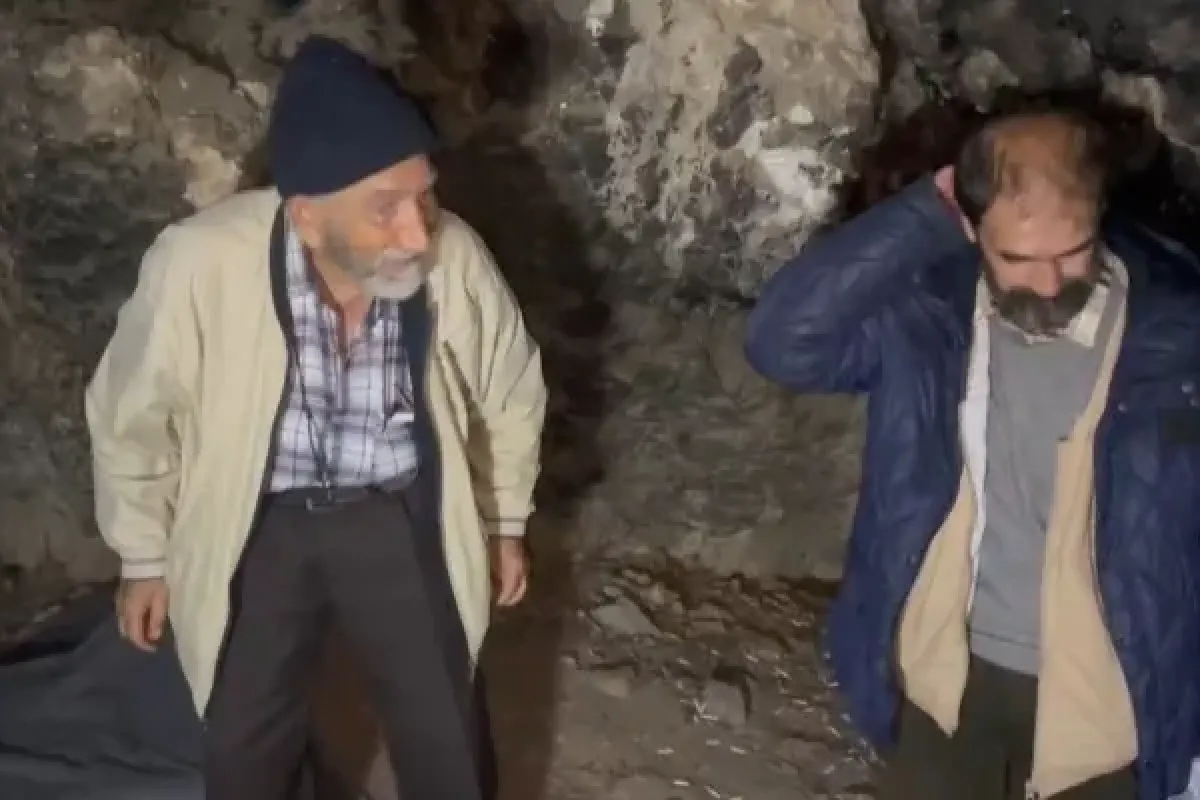 Uludağ’da mağarada yaşayan adamın hikâyesi mutlu sonla bitti;