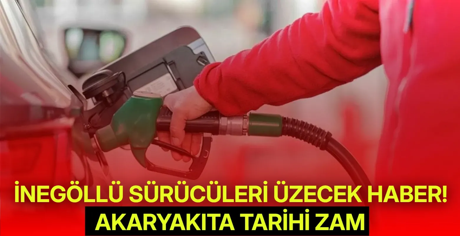 İnegöllü sürücüleri üzecek haber! Akaryakıta tarihi zam