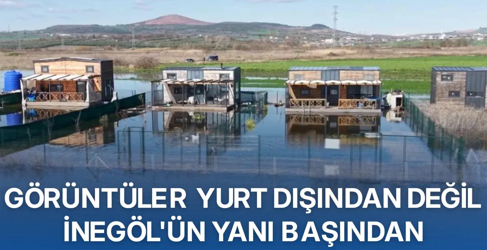Görüntüler yurt dışından değil İnegöl'ün yanı başından
