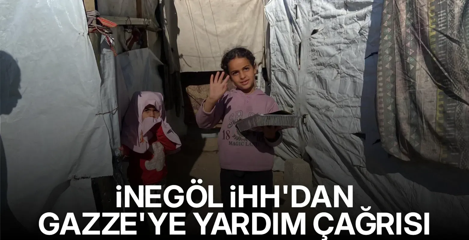İHH İnegöl Şubesi Gazze’deki yağış ve sel için çağrı yaptı