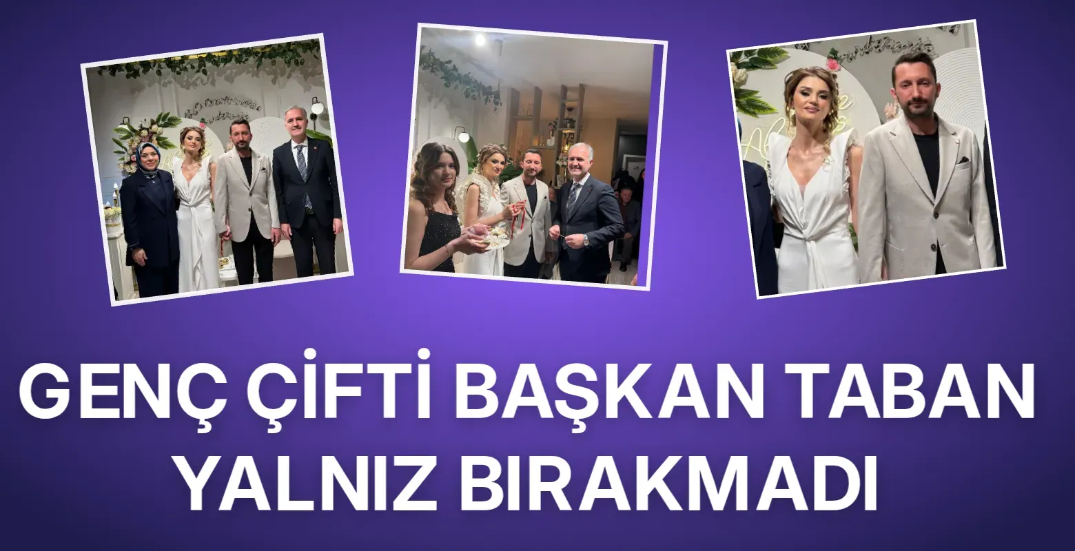 Genç Çiftin Nişan Törenine Alper Taban ve Eşi de Katıldı