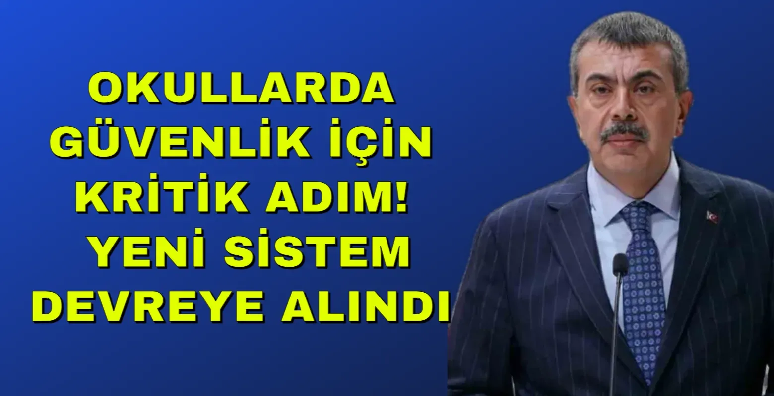 Okullarda güvenlik için kritik adım!