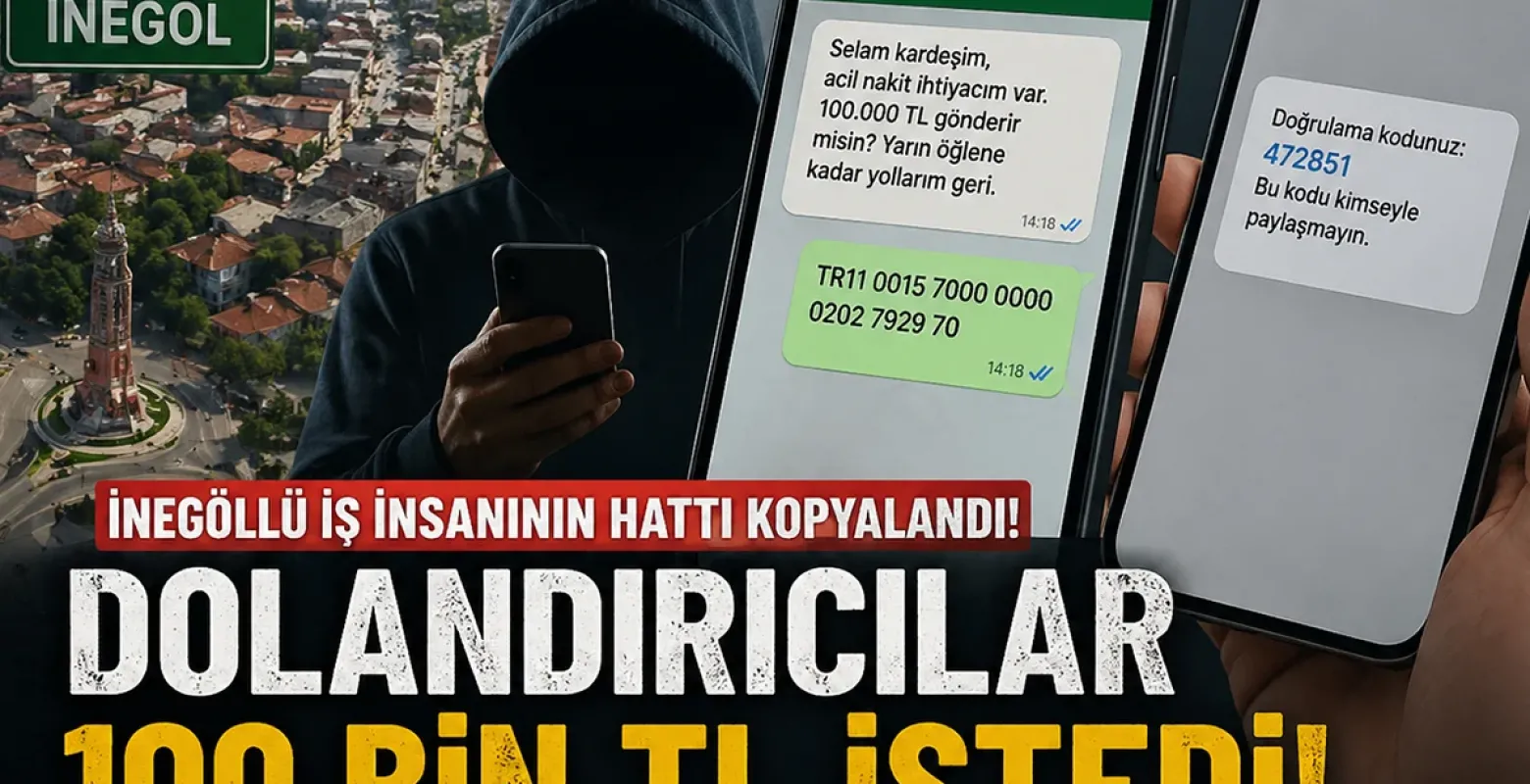 İnegöllü iş insanı dolandırıcıların hedefi oldu!