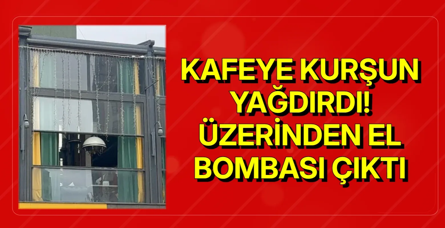 Bir çocuk kafeye kurşun yağdırdı! Üzerinden el bombası çıktı