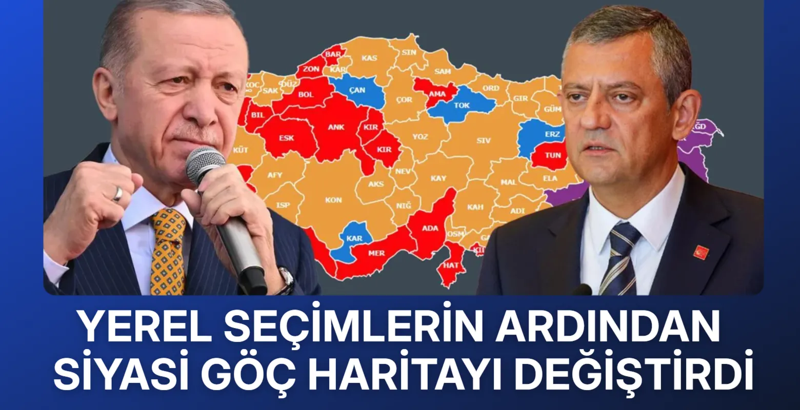 Yerel seçimlerin ardından siyasi göç haritayı değiştirdi
