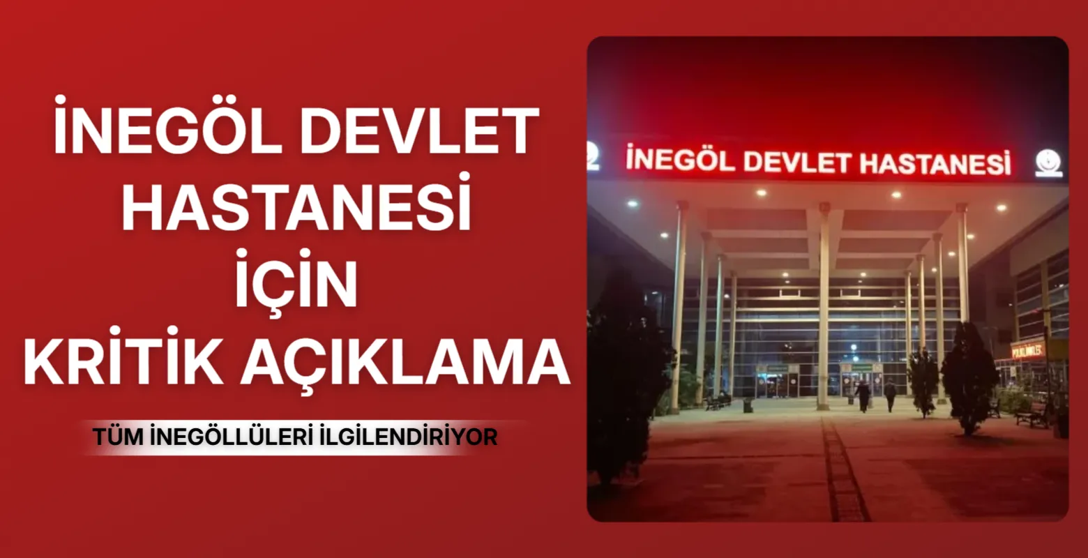 YRP’den İnegöl Devlet Hastanesi Çıkışı: “İnegöl’e Yakışır Hastane İçin Adım Atılmalı”