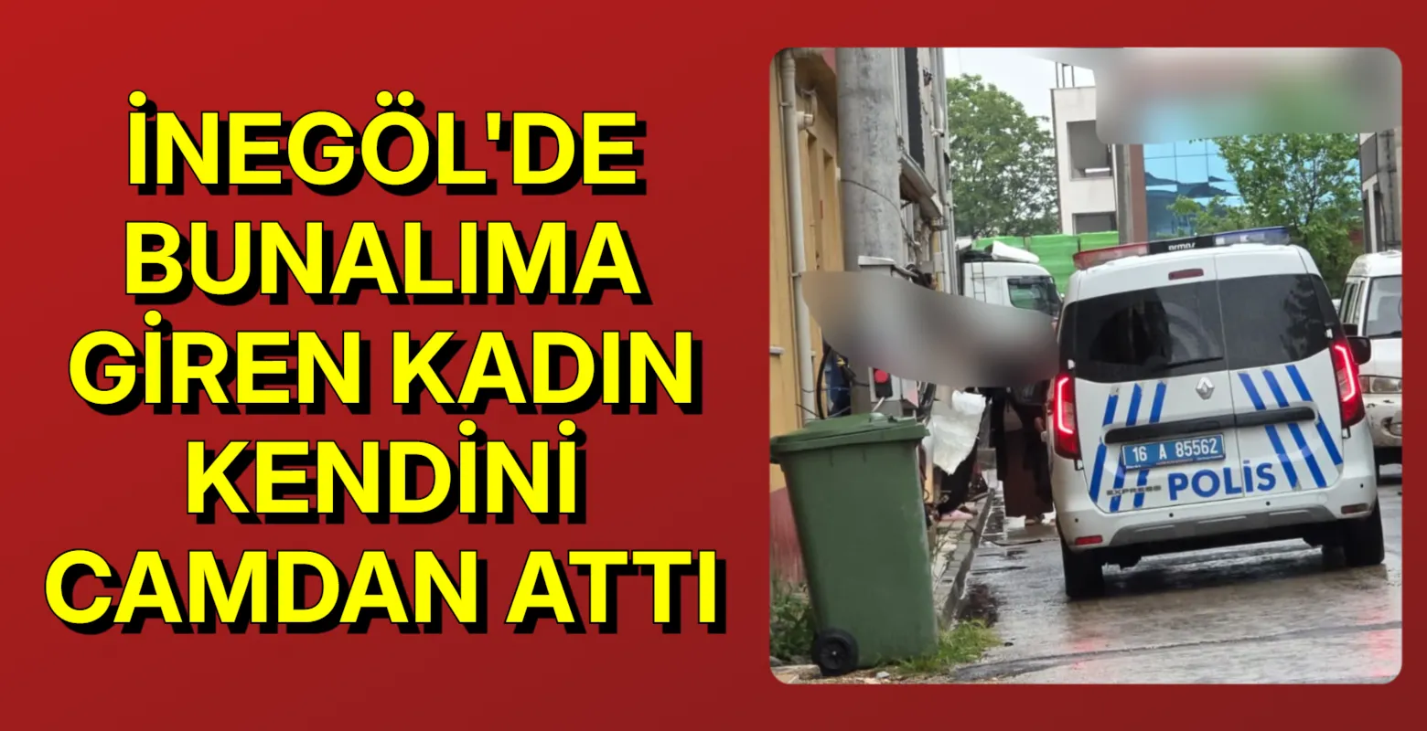 İnegöl'de bunalıma giren kadın kedini camdan attı! Durumu ağır